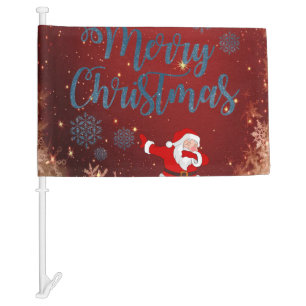 Christmas Car Flag
