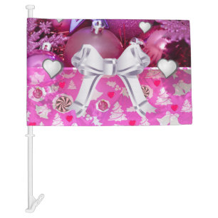 Christmas Car Flag