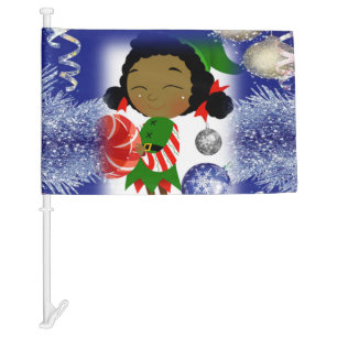 Christmas Car Flag