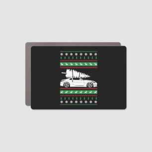 Christmas Car   Magnet