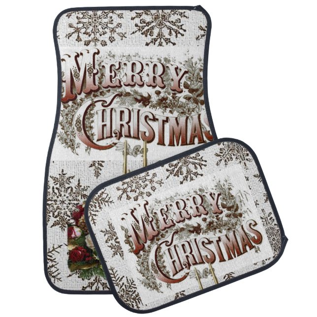 Christmas Car Mat (Set)