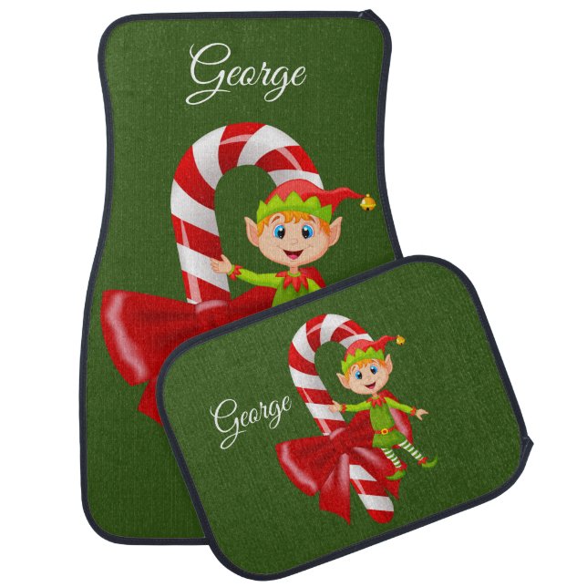 Christmas Car Mat Elf (Set)