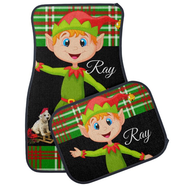 Christmas Car Mat Elf (Set)