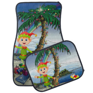 Christmas Car Mat Elf