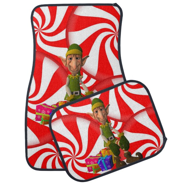 Christmas Car Mat Elf (Set)