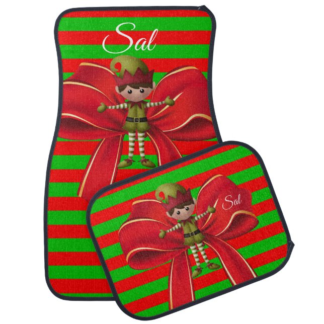Christmas Car Mat Elf (Set)