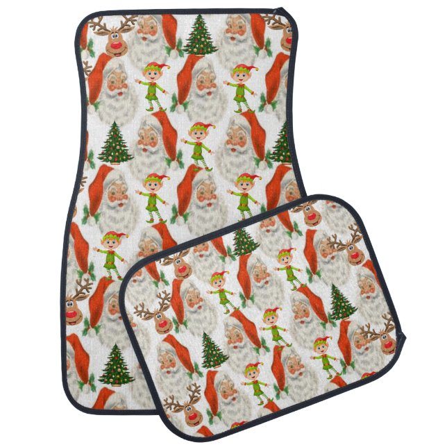 Christmas Car Mat Elf (Set)