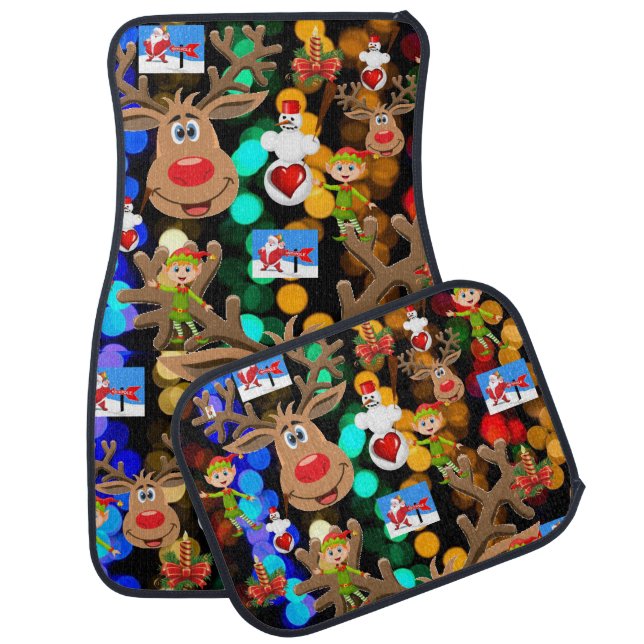 Christmas Car Mat Elf (Set)