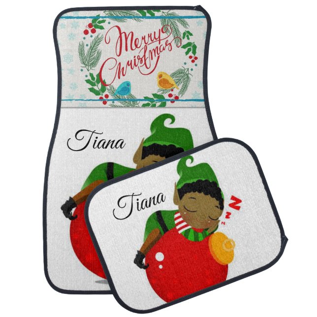 Christmas Car Mat Elf (Set)