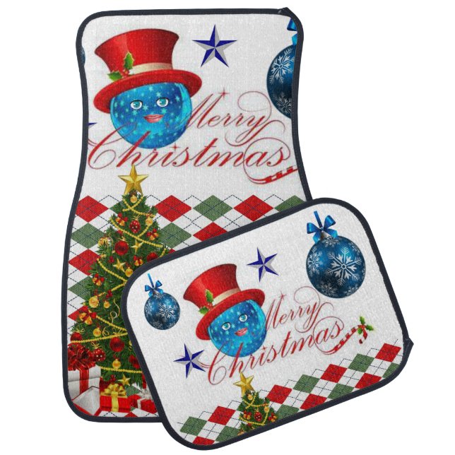 Christmas Car Mat Elf (Set)