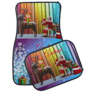 Christmas Car Mat Elf