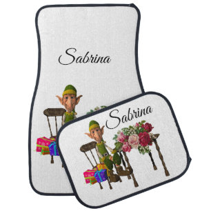 Christmas Car Mat Elf