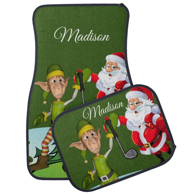 Christmas Car Mat Elf (Set)