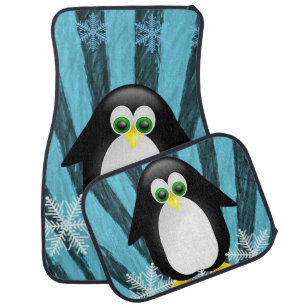 Christmas Car Mat Penguin