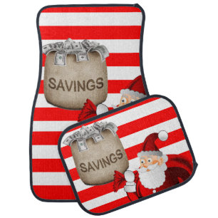 Christmas Car Mat Santa
