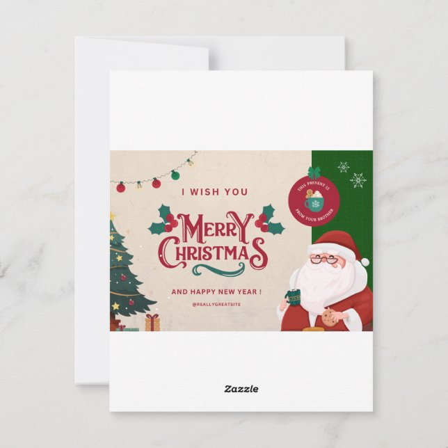  christmas card (Back)