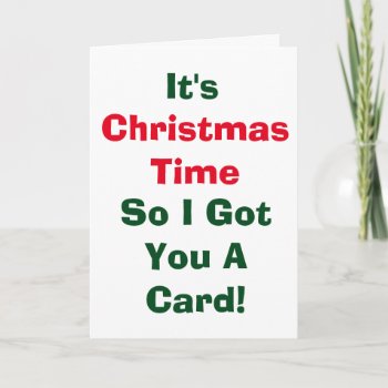 Christmas Card by unck42 at Zazzle