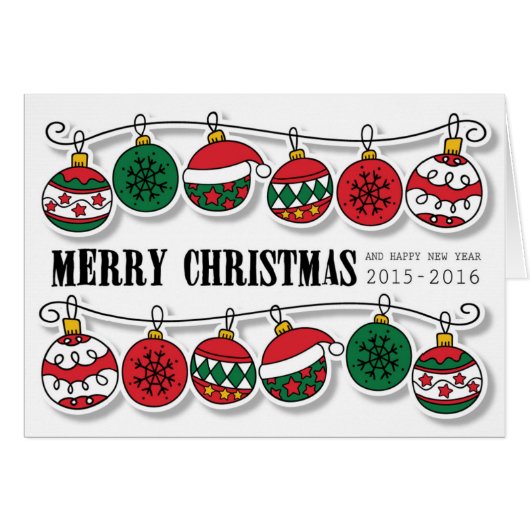CHRISTMAS CARD (Front Horizontal)