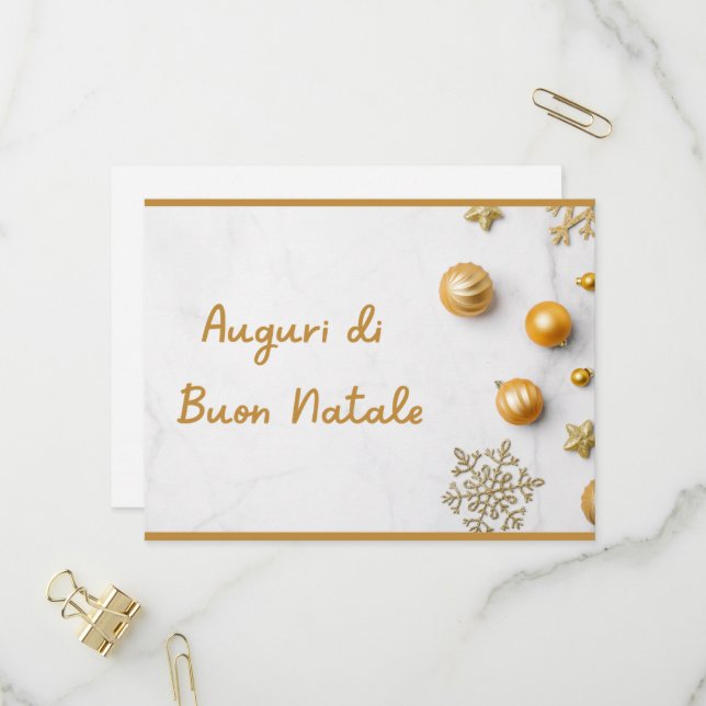 Christmas card (Front/Back In Situ)