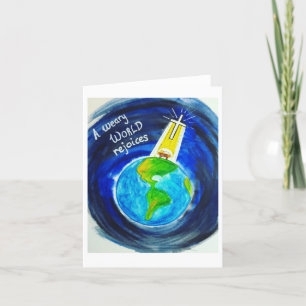 Christmas Card - A Weary World Rejoices