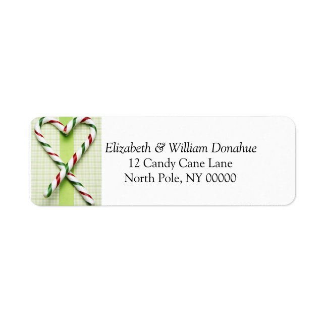 Christmas Card Address Label Stickers (Front)
