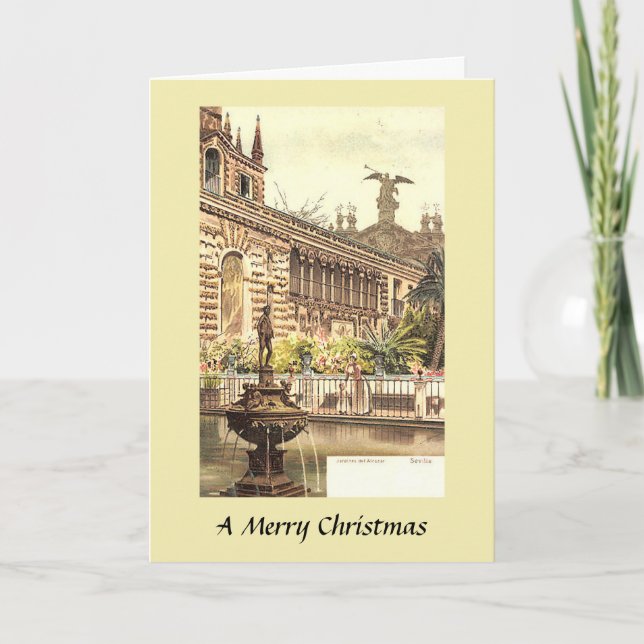 Christmas Card - Alcazar, Seville, Spain (Front)