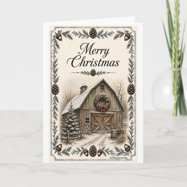 Christmas Card - Barn (Front)