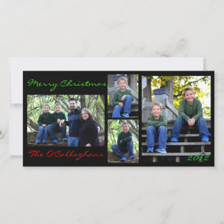 Christmas Card - Black Background