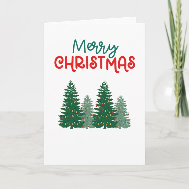 Christmas Card - Blank Inside - Add Custom Message (Front)