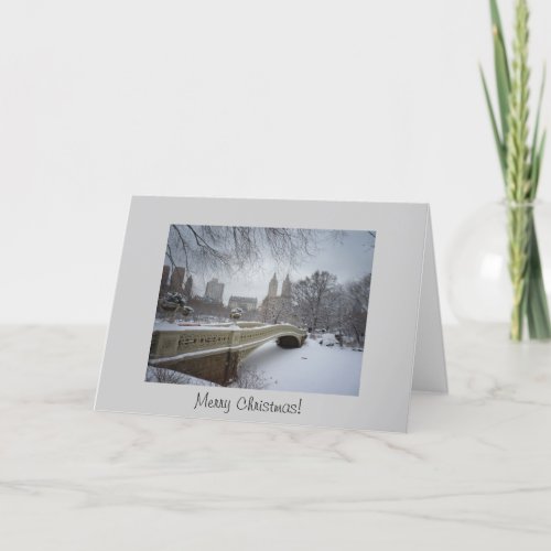 Christmas Card _ Bow Bridge _ Central Park