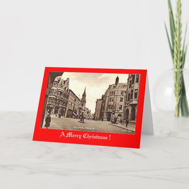 Christmas Card, Carfax, Oxford Holiday Card (Front)