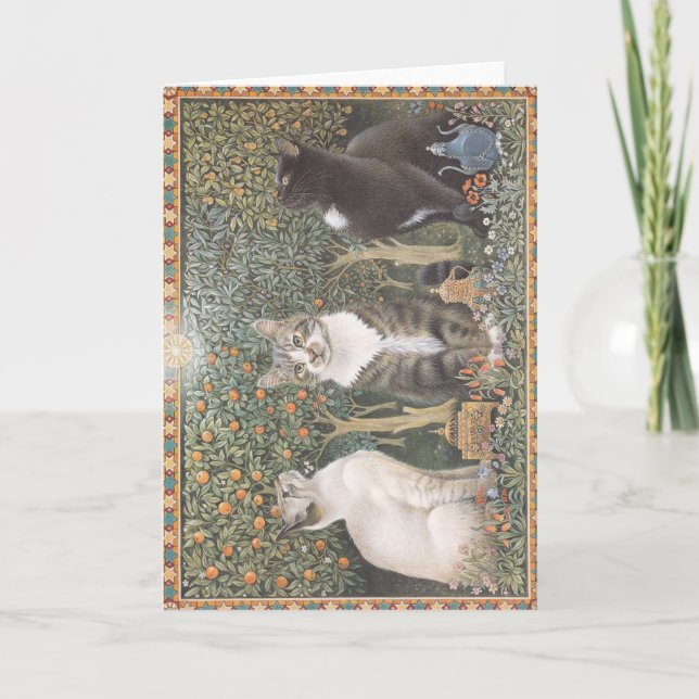 Christmas Card Cat (Front)