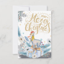 CHRISTMAS CARD / CHRISTMAS LLAMA