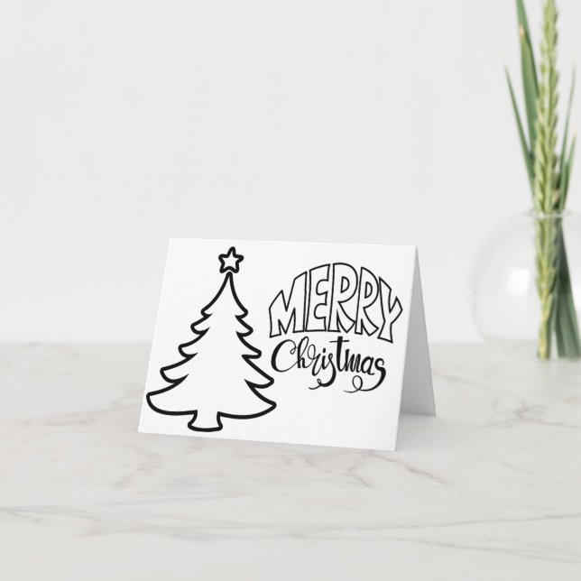 Christmas Card -color and send (Front)