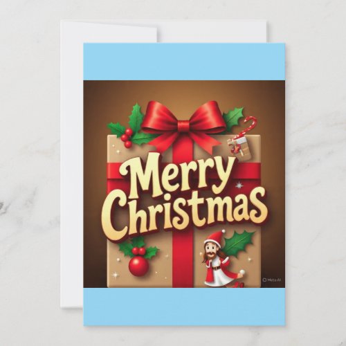 Christmas card design mery christmas