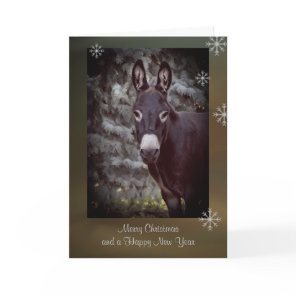 Christmas Card "Donkey"