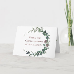 Christmas Card – Elegant Wreath