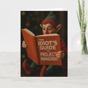 Christmas card elf 'Idiots Guide Site Management'
