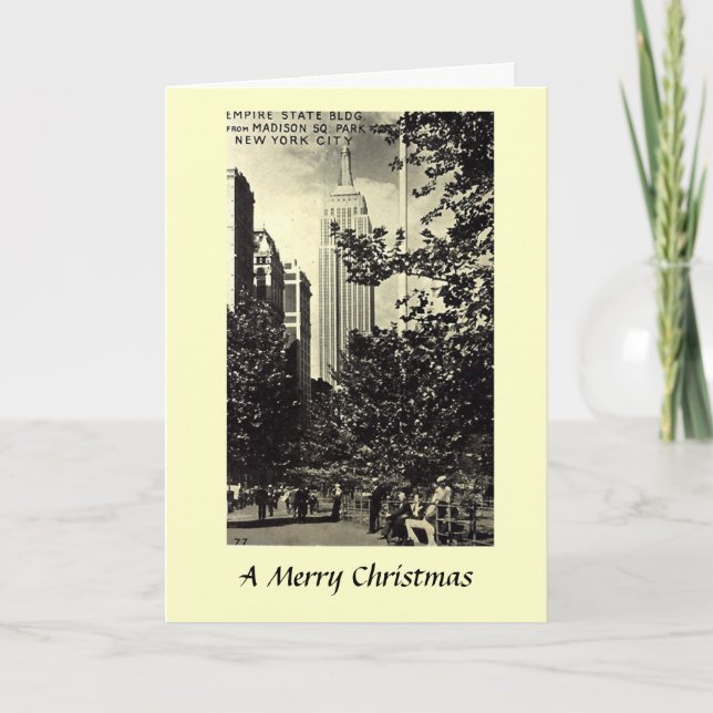 Christmas Card - Empire State Building (Front)