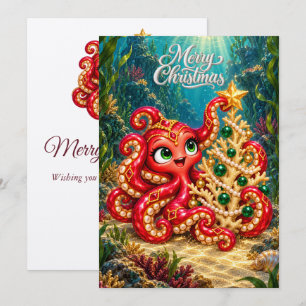 Christmas Card – Eva's Enchanted Coral Tree