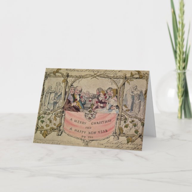 Christmas Card, example of the known Christmas Holiday Card (Front)