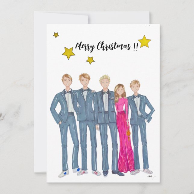 Christmas card family (Front)
