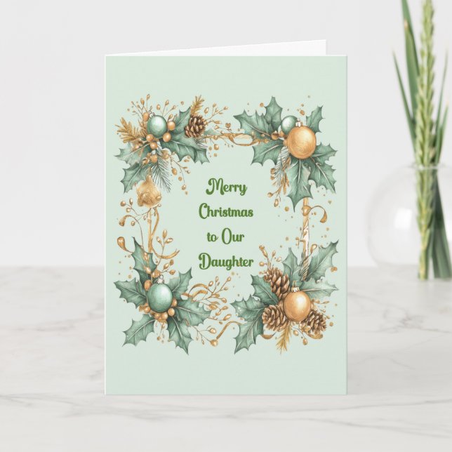 Christmas Card for Adult Daughter (Front)