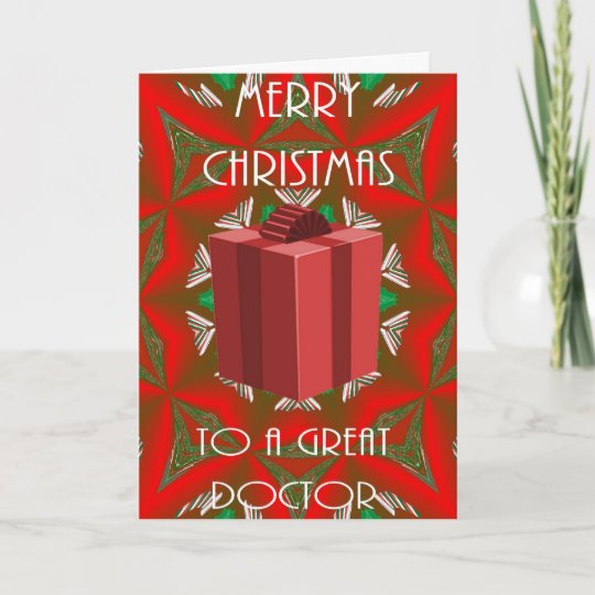 Christmas Card For Doctor | Zazzle.com