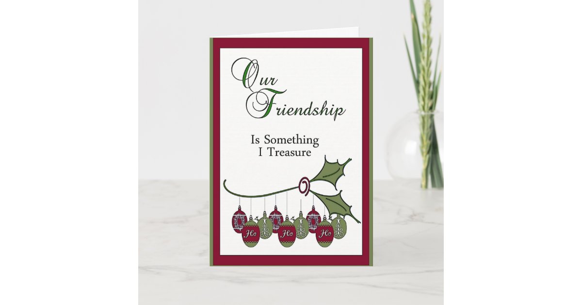 Christmas Card for Friend | Zazzle.com