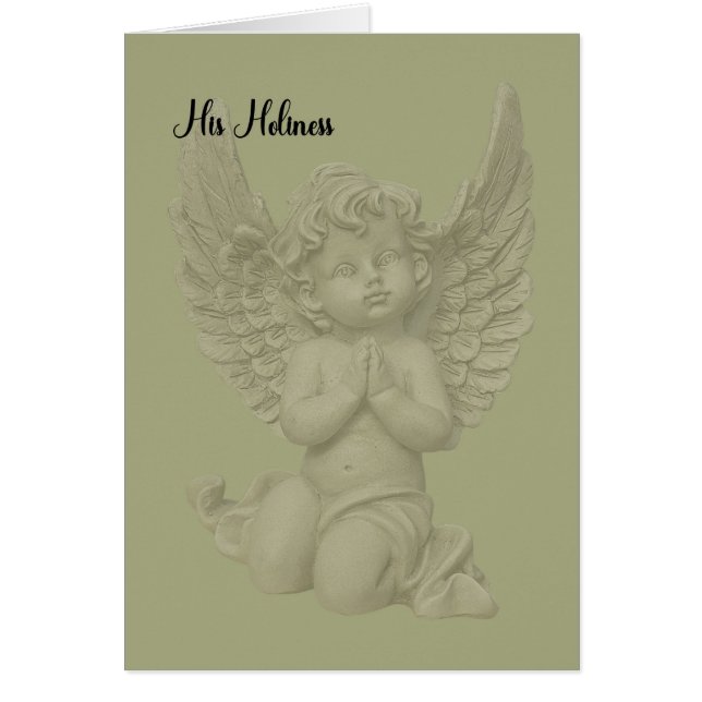 Christmas Card for His Holiness, the Pope (Front)