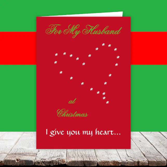 Christmas Card for Husband | Zazzle