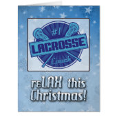 Christmas Card For Lacrosse Coaches, LAX (Front)
