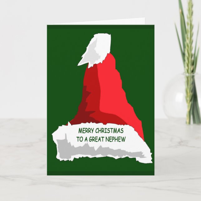 Christmas Card For Nephew (Front)