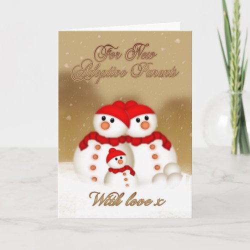 Christmas Card For Newly Adoptive Parents